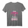 Damen Echte Mädchen fahren Quad T-Shirt mit V-Ausschnitt - Lustiges ATV Offroad Design für Quad Bikerinnen und Offroad-Enthusiastinnen