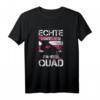 Echte Mädchen fahren Quad T-Shirt - Lustiges ATV Offroad Damen Design für Frauen & Quad-Bikerinnen, Perfekt als Geschenk zu Weihnachten & Geburtstag