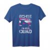 Echte Mädchen fahren Quad T-Shirt - Lustiges ATV Offroad Damen Design für Frauen & Quad-Bikerinnen, Perfekt als Geschenk zu Weihnachten & Geburtstag