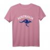 Australisches Känguru Australien Flaggen Souvenir T-Shirt – Perfekt für Reisende, Sportfans und Australien-Enthusiasten
