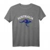 Australisches Känguru Australien Flaggen Souvenir T-Shirt – Perfekt für Reisende, Sportfans und Australien-Enthusiasten
