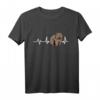 Wombat Herzschlag Heartbeat T-Shirt – Lustiges Tiermotiv für Kinder, Damen & Herren, ideales Geschenk aus Australien