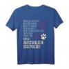 Hunde Besitzer Spruch Geschenk Australian Shepherd T-Shirt - Personalisiertes Hundet-Shirt für Frauchen & Herrchen, Perfekt zu Weihnachten & Geburtstag