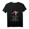 Damen Ich Muss Gar Nix Ich Muss Nur Nach Australien Urlaub T-Shirt mit V-Ausschnitt – Lustiges Reiset-Shirt für Australien-Fans & Abenteurer