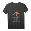 Damen Ich Muss Gar Nix Ich Muss Nur Nach Australien Urlaub T-Shirt mit V-Ausschnitt – Lustiges Reiset-Shirt für Australien-Fans & Abenteurer
