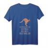 Damen Ich Muss Gar Nix Ich Muss Nur Nach Australien Urlaub T-Shirt mit V-Ausschnitt – Lustiges Reiset-Shirt für Australien-Fans & Abenteurer