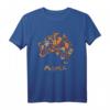 Australien Karte Koalas Kangaroos Bumerangs Sydney Opera T-Shirt – Perfekt für Reisende & Australien-Fans