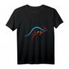Känguru-Silhouette Outback Australia Kangaroos Jumping T-Shirt – Niedliches Tiermotiv für Tierliebhaber & Australien-Fans
