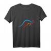 Känguru-Silhouette Outback Australia Kangaroos Jumping T-Shirt – Niedliches Tiermotiv für Tierliebhaber & Australien-Fans