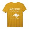 Australien is calling Känguru Australia Backpacker Geschenk T-Shirt – Lustiges Reise- und Fanartikel für Australien-Liebhaber