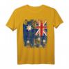 AUSTRALIEN Flagge T-Shirt für Damen, Herren & Kinder – Klassisch geschnitten, doppelt genähter Saum