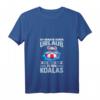 Urlaub Koala Australien T-Shirt mit V-Ausschnitt – Perfektes Geschenk für Koala-Liebhaber und Australien-Fans
