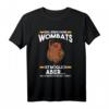 Wombat Australien T-Shirt für Beuteltier-Liebhaber – Perfekt als Reise-Souvenir und Geschenk für Tierfreunde