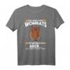 Wombat Australien T-Shirt für Beuteltier-Liebhaber – Perfekt als Reise-Souvenir und Geschenk für Tierfreunde