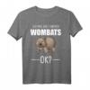 Wombat Wombats Tier Australien Geschenk T-Shirt – Perfekt für Tierliebhaber, Australien-Fans und Zoo-Designs