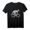 Lustiges Känguru fährt Fahrrad T-Shirt - Motivationsdesign für Radfahrer, Australien Fans und Tierliebhaber, perfektes Geschenk für Reisende und Sportler