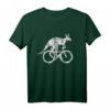 Lustiges Känguru fährt Fahrrad T-Shirt - Motivationsdesign für Radfahrer, Australien Fans und Tierliebhaber, perfektes Geschenk für Reisende und Sportler