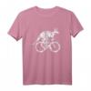 Lustiges Känguru fährt Fahrrad T-Shirt - Motivationsdesign für Radfahrer, Australien Fans und Tierliebhaber, perfektes Geschenk für Reisende und Sportler