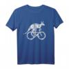 Lustiges Känguru fährt Fahrrad T-Shirt - Motivationsdesign für Radfahrer, Australien Fans und Tierliebhaber, perfektes Geschenk für Reisende und Sportler