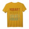 Hobart City Australien Retro T-Shirt - Klassisch geschnitten mit doppeltem Saum, ideales Souvenir und Geschenk für Australien-Fans