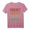 Hobart City Australien Retro T-Shirt - Klassisch geschnitten mit doppeltem Saum, ideales Souvenir und Geschenk für Australien-Fans