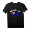 Australien Fahne T-Shirt - Grunge Design für Reisende, Naturliebhaber & Abenteuerfans mit Australien-Flagge