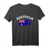 Australien Fahne T-Shirt - Grunge Design für Reisende, Naturliebhaber & Abenteuerfans mit Australien-Flagge