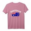 Australien Fahne T-Shirt - Grunge Design für Reisende, Naturliebhaber & Abenteuerfans mit Australien-Flagge