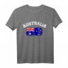Australien Fahne T-Shirt - Grunge Design für Reisende, Naturliebhaber & Abenteuerfans mit Australien-Flagge