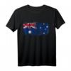 Australien Flagge T-Shirt für Damen, Herren & Kinder - Klassisch geschnitten, doppelt genähter Saum