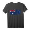 Australien Flagge T-Shirt für Damen, Herren & Kinder - Klassisch geschnitten, doppelt genähter Saum