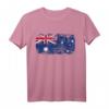 Australien Flagge T-Shirt für Damen, Herren & Kinder - Klassisch geschnitten, doppelt genähter Saum