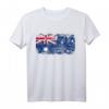 Australien Flagge T-Shirt für Damen, Herren & Kinder - Klassisch geschnitten, doppelt genähter Saum