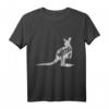 Känguru Witzig Sie stellen wohl gerne unnötige Fragen T-Shirt - Lustiges Tierdesign im Vintage-Stil, Perfektes Geschenk für Känguru Fans und Tierliebhaber