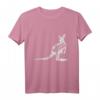 Känguru Witzig Sie stellen wohl gerne unnötige Fragen T-Shirt - Lustiges Tierdesign im Vintage-Stil, Perfektes Geschenk für Känguru Fans und Tierliebhaber