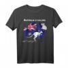 Reise nach Australien T-Shirt mit Koala, Känguru & australischer Flagge – Für Backpacker, Abiturienten & Australien-Fans