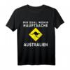 Mir Egal wohin Hauptsache Australien T-Shirt - Lustiges Känguru Design für Reisende, Australien-Fans & Geburtstagsgeschenke