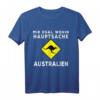 Mir Egal wohin Hauptsache Australien T-Shirt - Lustiges Känguru Design für Reisende, Australien-Fans & Geburtstagsgeschenke
