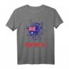 Australien Retro Vintage Aquarellfarben Sport T-Shirt mit Flagge – Patriotisches Outfit für Reisen, Sport & Familienfeste