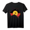 Aboriginal Flag T-Shirt Australia Flag Geschenk für Australier – Perfekt für Expats, Reisen & stolz auf die Kultur Down Under