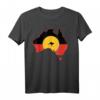 Aboriginal Flag T-Shirt Australia Flag Geschenk für Australier – Perfekt für Expats, Reisen & stolz auf die Kultur Down Under