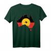 Aboriginal Flag T-Shirt Australia Flag Geschenk für Australier – Perfekt für Expats, Reisen & stolz auf die Kultur Down Under