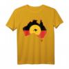 Aboriginal Flag T-Shirt Australia Flag Geschenk für Australier – Perfekt für Expats, Reisen & stolz auf die Kultur Down Under