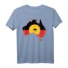 Aboriginal Flag T-Shirt Australia Flag Geschenk für Australier – Perfekt für Expats, Reisen & stolz auf die Kultur Down Under