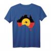 Aboriginal Flag T-Shirt Australia Flag Geschenk für Australier – Perfekt für Expats, Reisen & stolz auf die Kultur Down Under