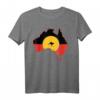 Aboriginal Flag T-Shirt Australia Flag Geschenk für Australier – Perfekt für Expats, Reisen & stolz auf die Kultur Down Under