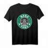 Baba Yaga Kaffeebrauerei Hexe Halloween Powers Logo T-Shirt – Lustiges Geschenk für Kaffeeliebhaber und Folklore-Fans mit slawischen Wurzeln