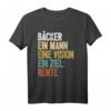Rente Bäcker T-Shirt mit humorvollem Spruch – Perfekt für Bäcker mit Humor als Geschenk oder Freizeitkleidung