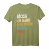 Rente Bäcker T-Shirt mit humorvollem Spruch – Perfekt für Bäcker mit Humor als Geschenk oder Freizeitkleidung
