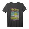 HapKoala DeLorean Sunrise Cartoon T-Shirt - Lizenziertes Retro-Design für Jubiläum & Feier